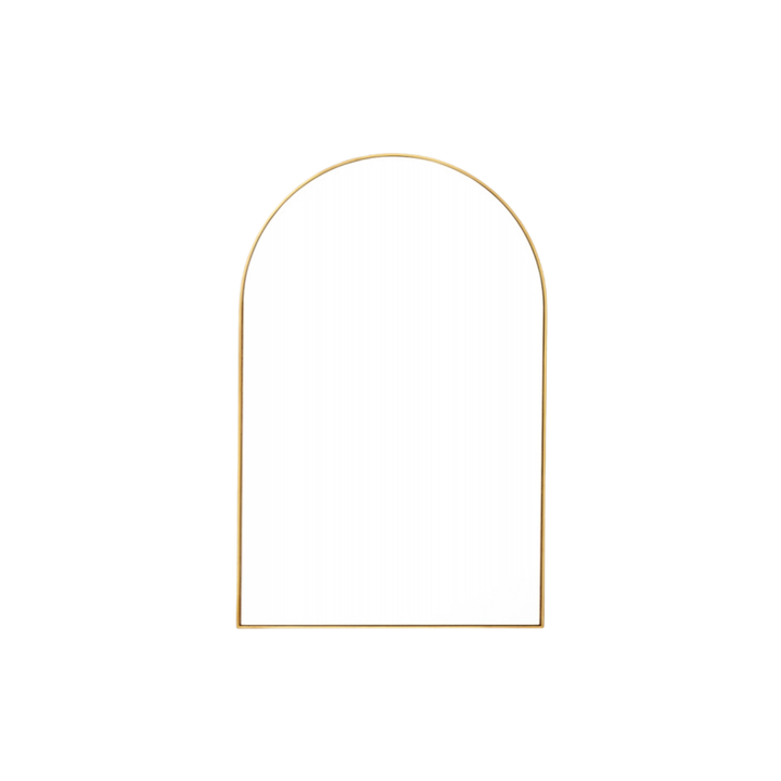 Middle of Nowhere | Bjorn Arch Mirror Brass 55x85cm | Shut the Front Door