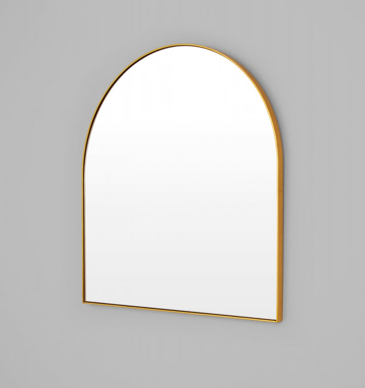 Middle of Nowhere | Bjorn Arch Mirror Brass 80 x 85cm | Shut the Front Door