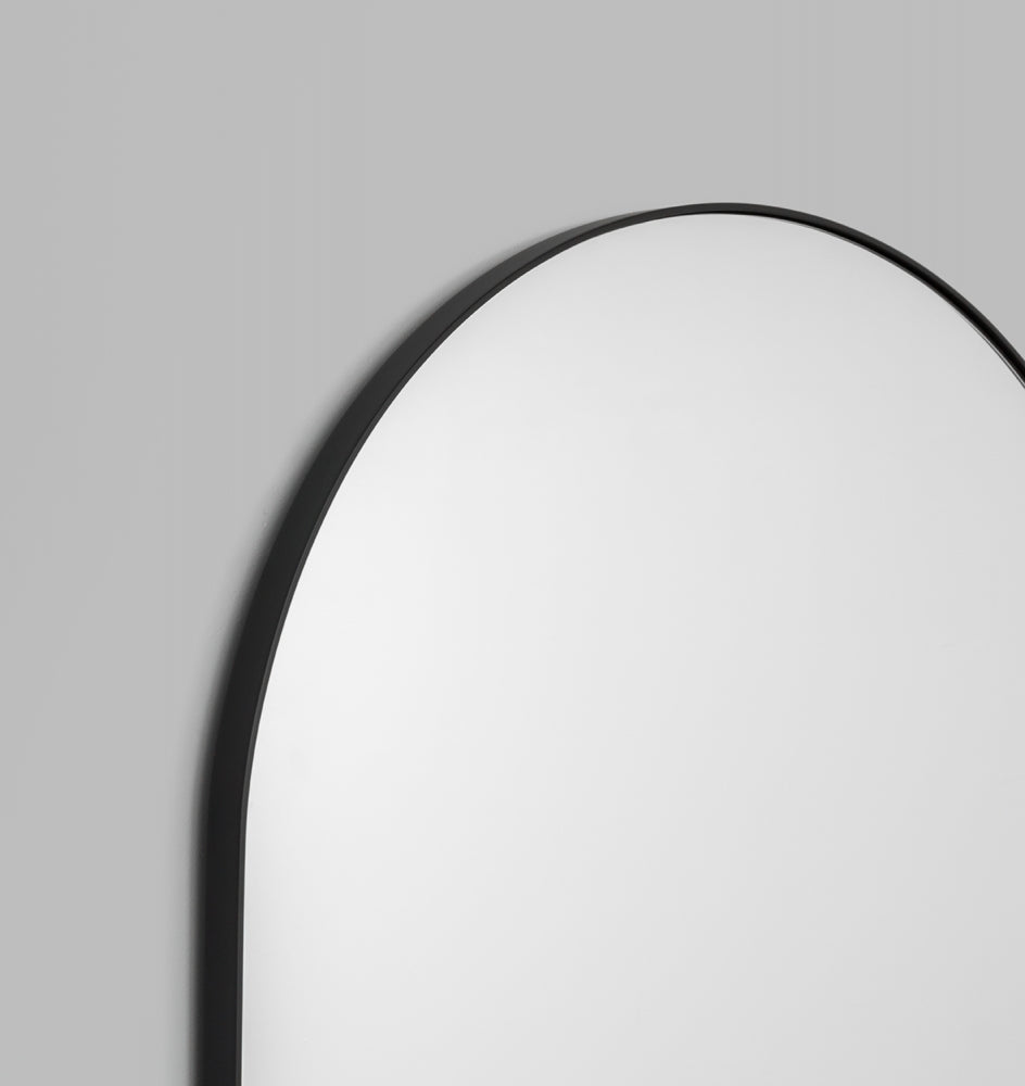 Middle of Nowhere | Bjorn Arch Floor Mirror 80x180cm Black | Shut the Front Door