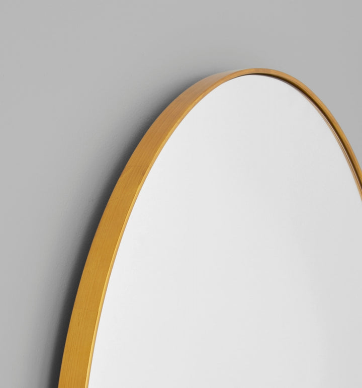 Middle of Nowhere | Bjorn Arch Floor Mirror 80x180cm Brass | Shut the Front Door