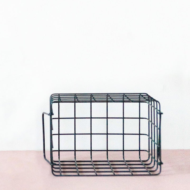 Mustard | Basket Small - Slate | Shut the Front Door