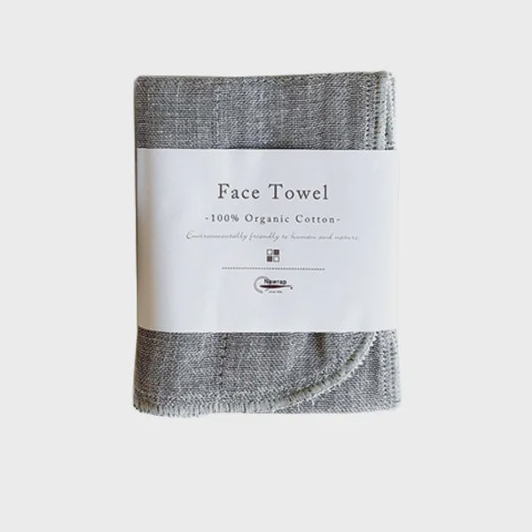 Nawrap | Organic Cotton Face Towel - Binchotan | Shut the Front Door