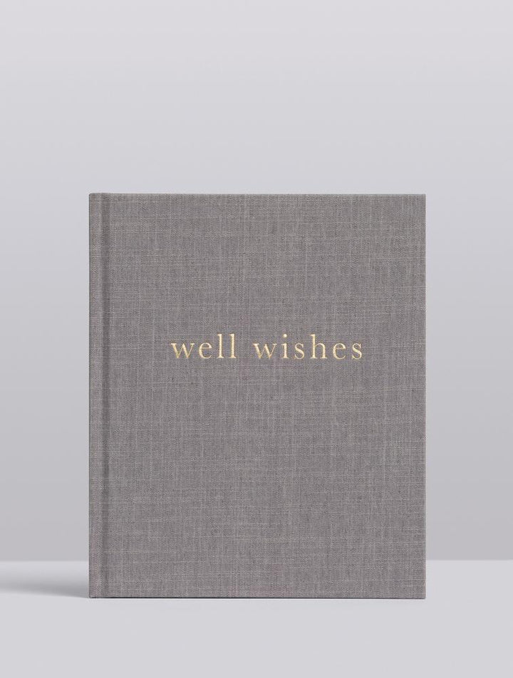 Write to Me Stationery | Well Wishes Guest Book - Grey | Shut the Front Door