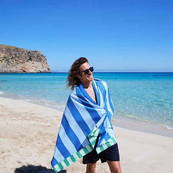 Dock & Bay | Beach Towel Clubhouse Collection - XL Blue Sky | Shut the Front Door