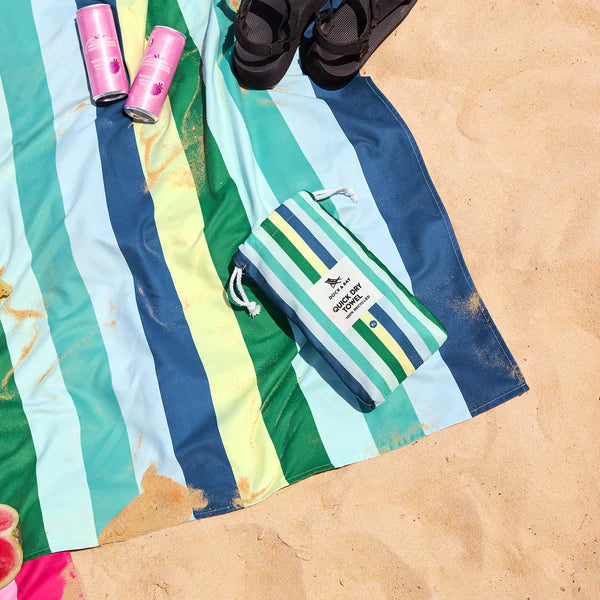 Dock & Bay | Beach Towel Summer Collection - LG Cool Lagoon | Shut the Front Door
