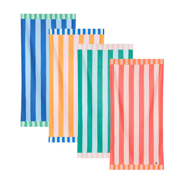 Dock & Bay | Beach Towel Clubhouse Collection - XL Raspberry Road | Shut the Front Door