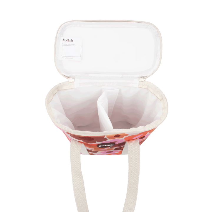 Holiday Wine Cooler Bag - Mod Blossom