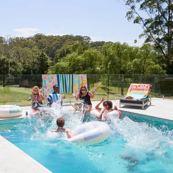 Dock & Bay | Beach Towel Summer Collection - LG Cool Lagoon | Shut the Front Door