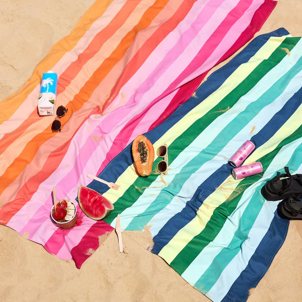 Dock & Bay | Beach Towel Summer Collection - LG Miami Sorbet | Shut the Front Door