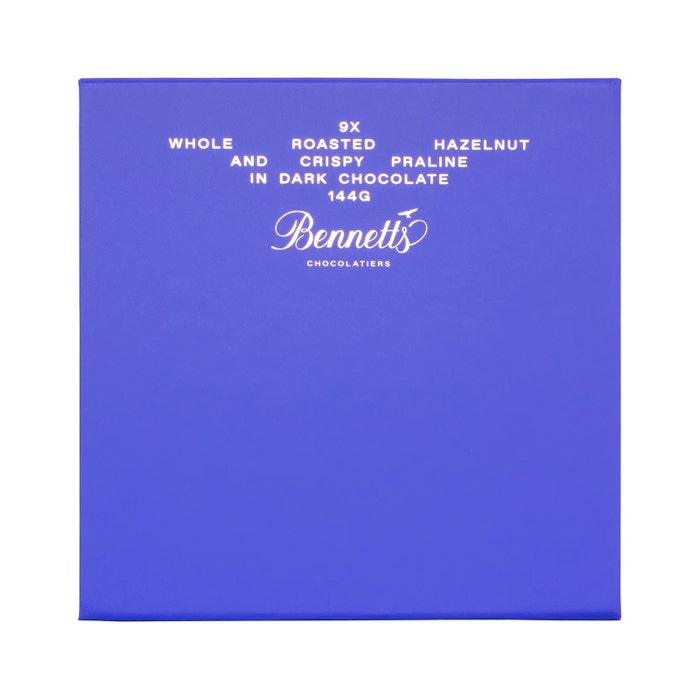 9 Piece Enrobed Dark Whole Roasted Hazelnut Giftbox