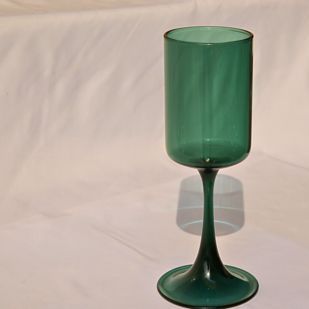 Garcia | Wine Glass 350ml - Green | Shut the Front Door