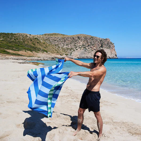 Dock & Bay | Beach Towel Clubhouse Collection - XL Blue Sky | Shut the Front Door