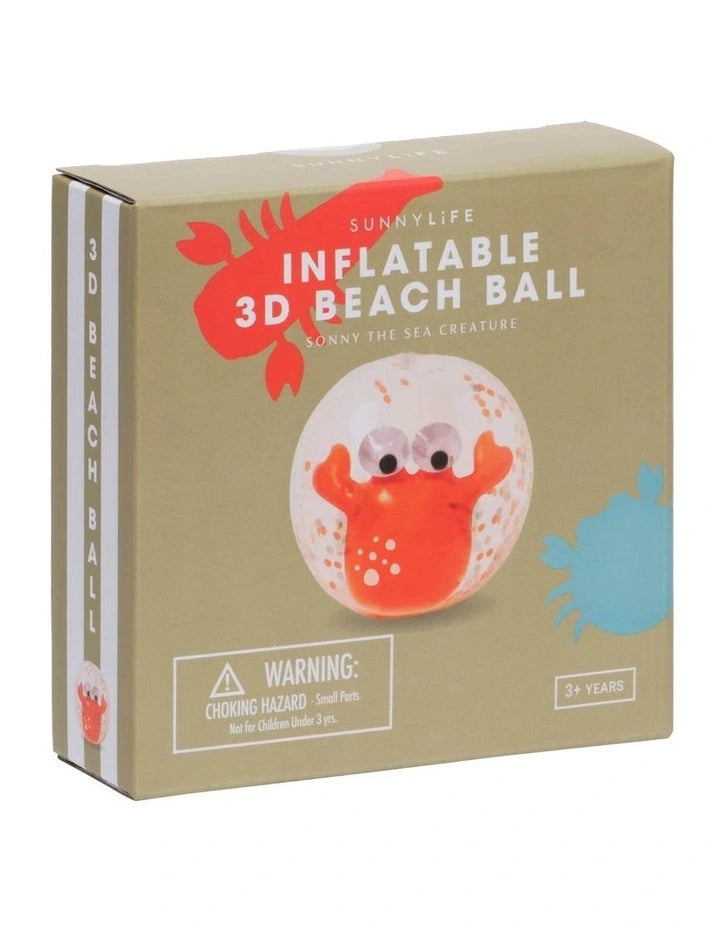Sunnylife | 3D Inflatable Beach Ball - Sonny The Sea Creature N/O | Shut the Front Door