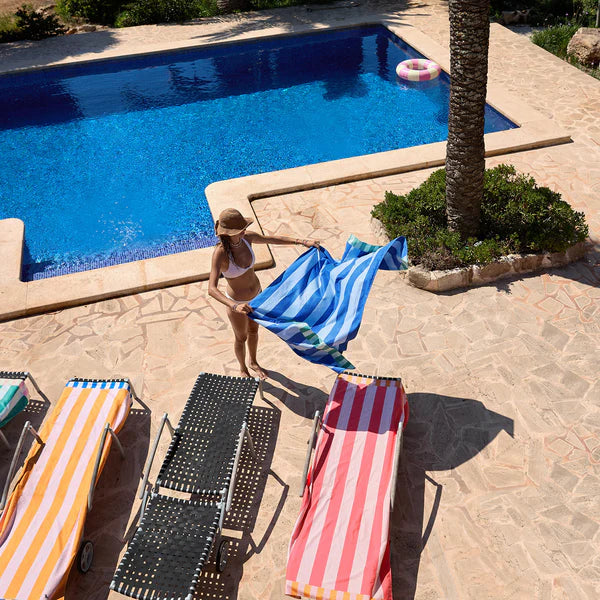 Dock & Bay | Beach Towel Clubhouse Collection - XL Blue Sky | Shut the Front Door