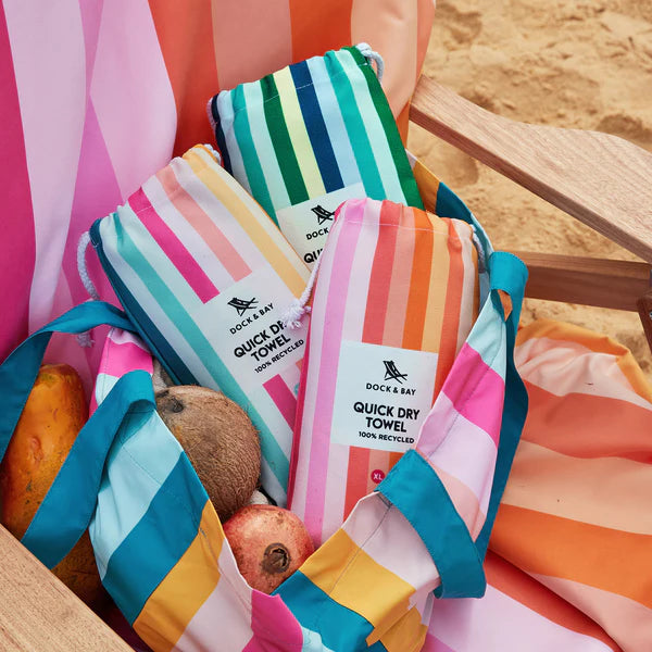 Dock & Bay | Beach Towel Summer Collection - LG Cool Lagoon | Shut the Front Door