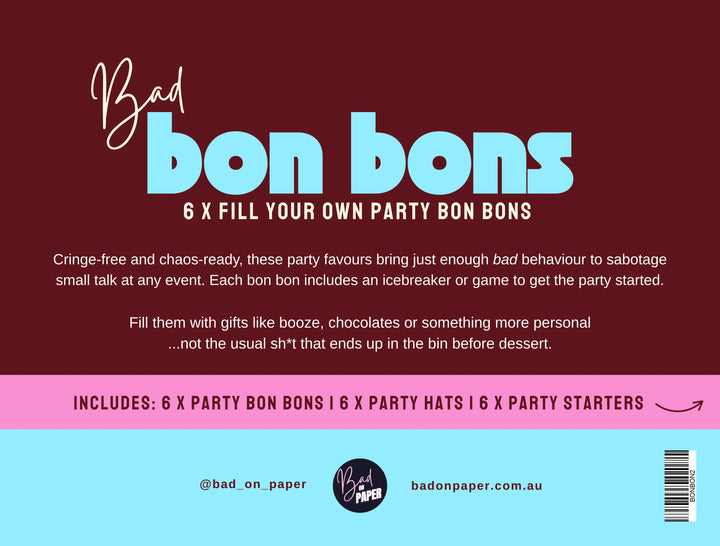 Bon Bons - Fill Your Own- - Pink & Brown
