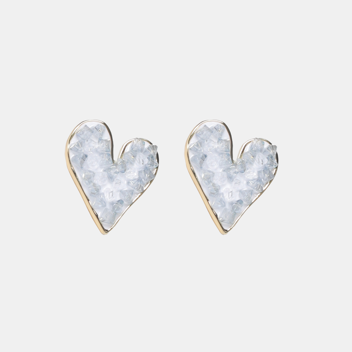 Antigone | Clover Earrings - Grey/White | Shut the Front Door