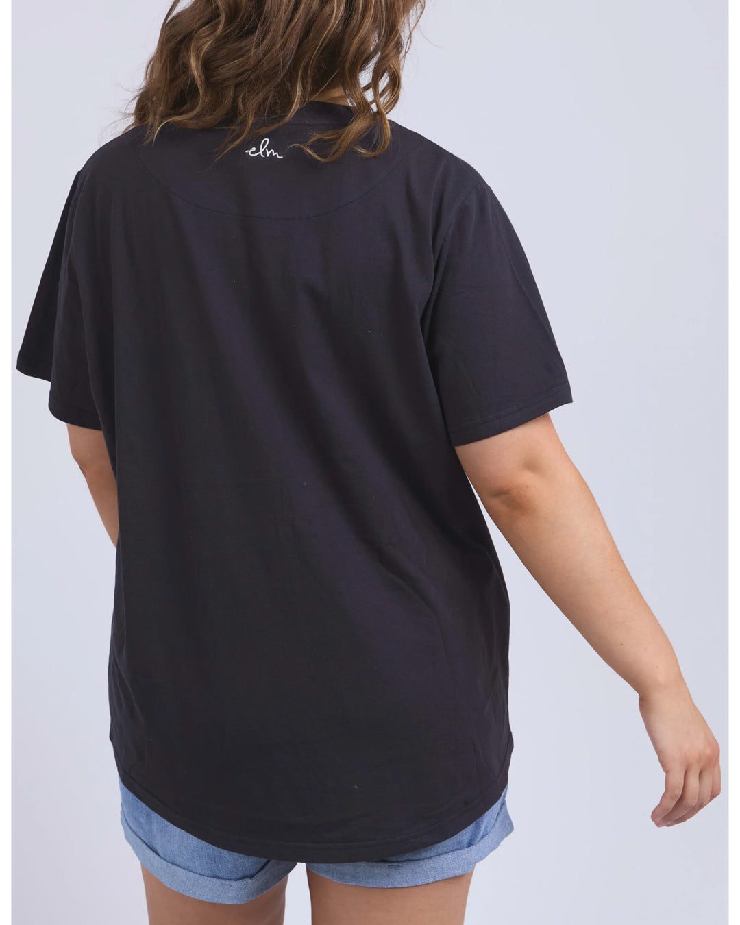 Elm Knitwear | Azalea Tee - Navy | Shut the Front Door
