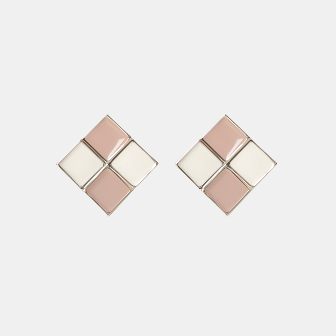 Antigone | Orchid Earrings - Latte/White | Shut the Front Door