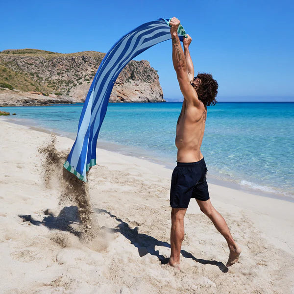 Dock & Bay | Beach Towel Clubhouse Collection - XL Blue Sky | Shut the Front Door