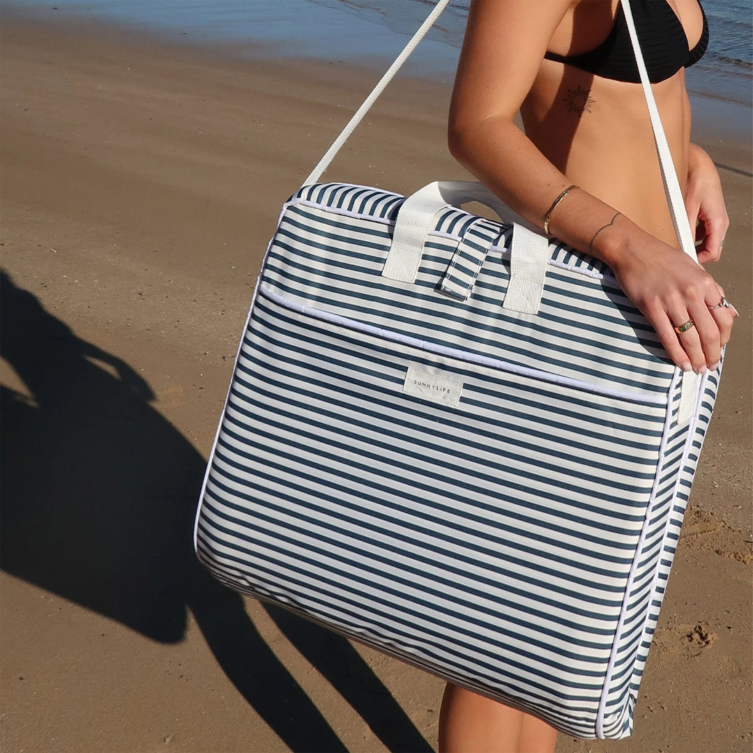 Sunnylife | Take Anywhere Folding Chair - Resort Stripe | Shut the Front Door