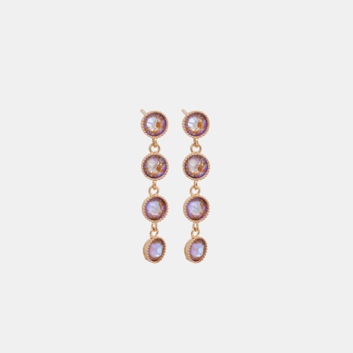 Tiger Tree | Earrings Crystal Rosalie - Rose Gold | Shut the Front Door