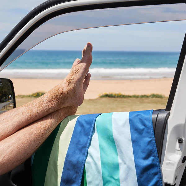 Dock & Bay | Beach Towel Summer Collection - LG Cool Lagoon | Shut the Front Door