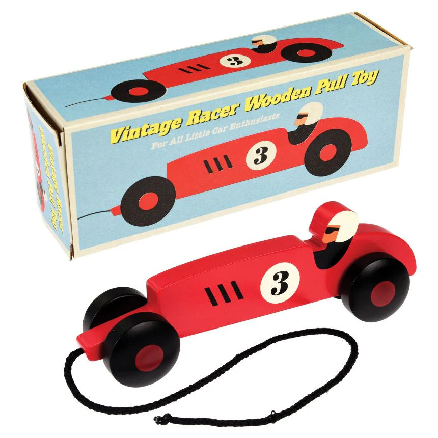 Rex London | Vintage Racer Pull Toy | Shut the Front Door