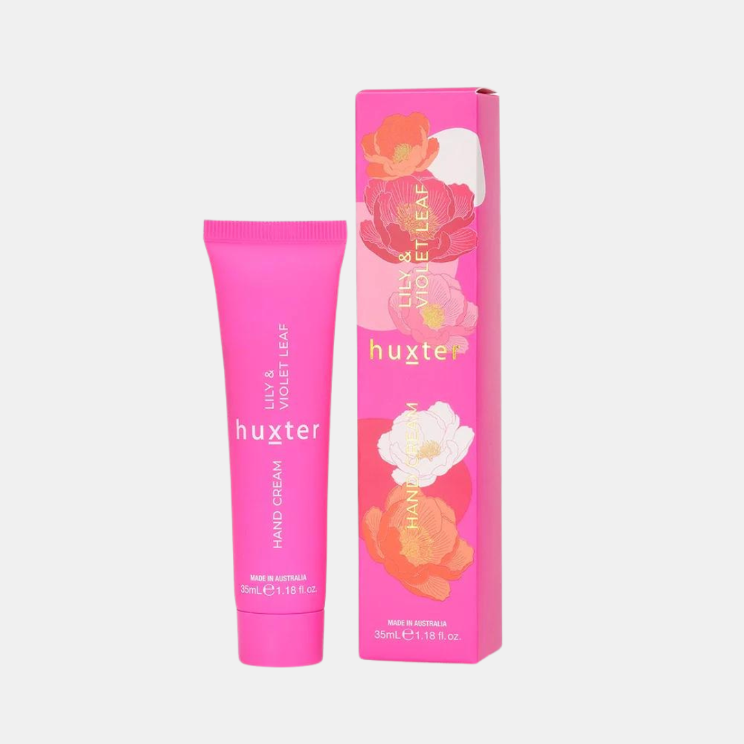 Huxter | Hand Cream Boxed - Lily & Violet Leaf 35ml | Shut the Front Door