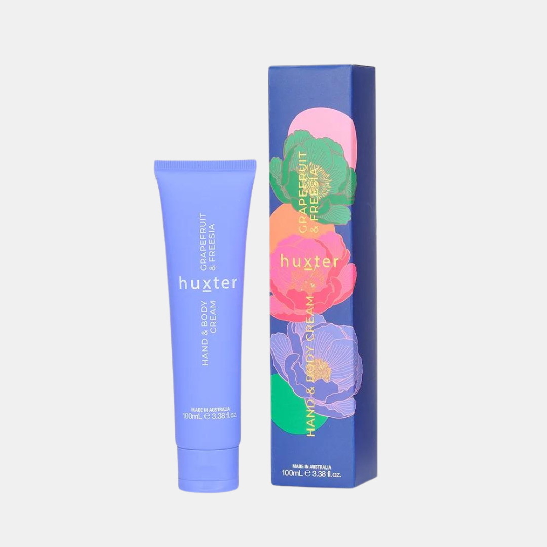 Huxter | Hand & Body Cream Boxed - Grapefruit & Freesia 100ml | Shut the Front Door