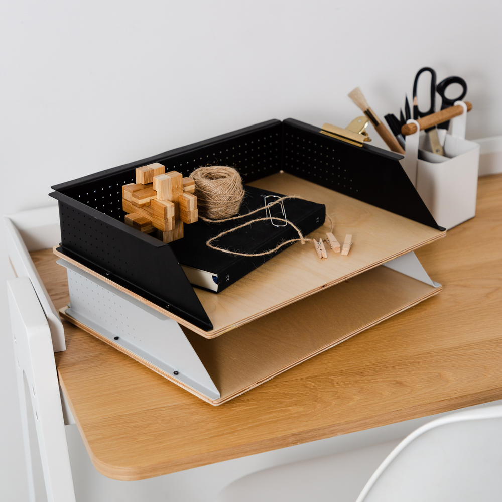 Garcia | Alexa Short A4 Land Tray - Black | Shut the Front Door