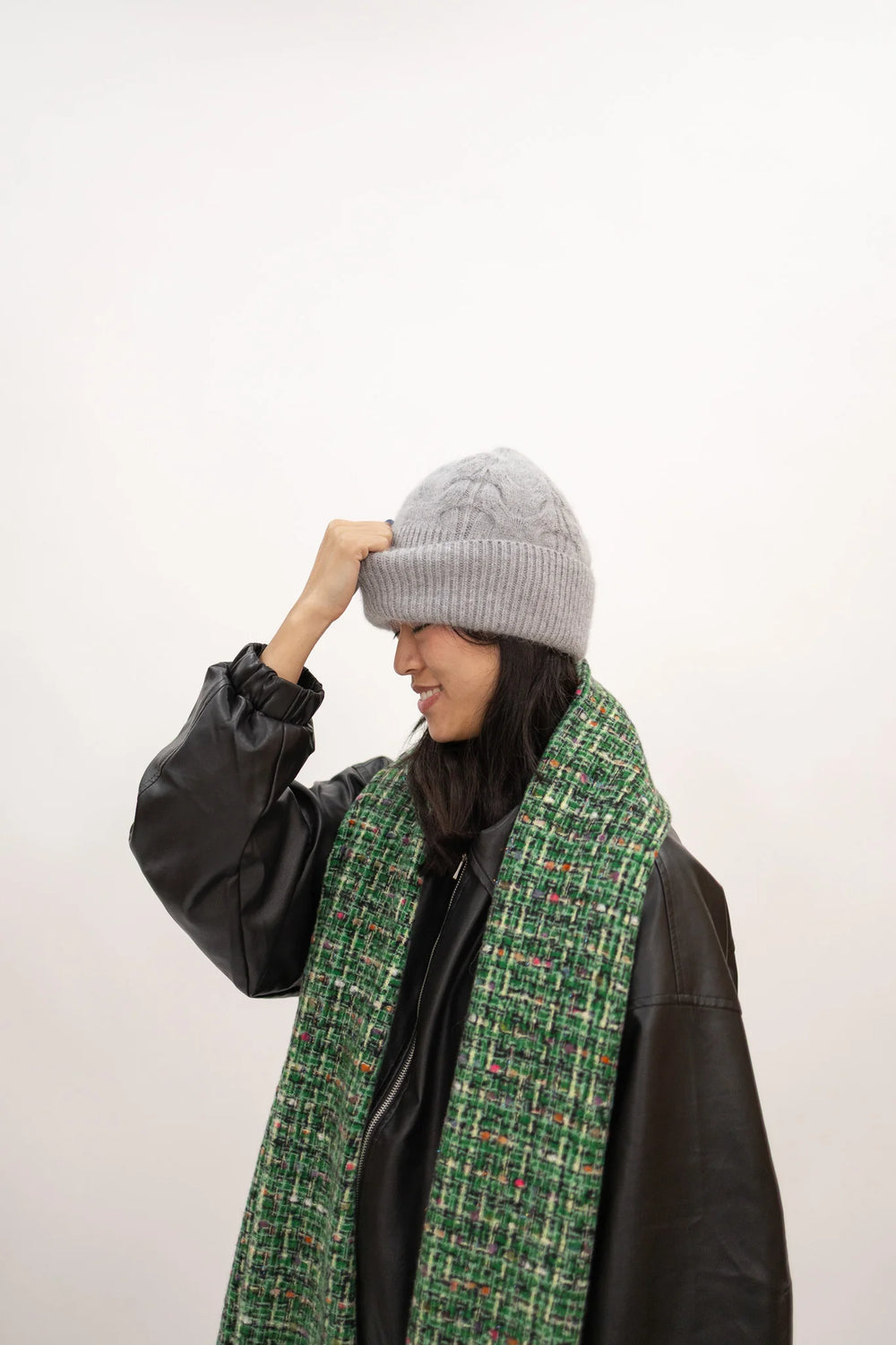 Antigone | Davina Beanie - Grey | Shut the Front Door
