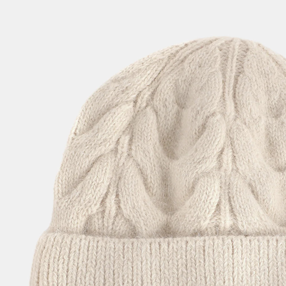 Antigone | Davina Beanie - Beige | Shut the Front Door