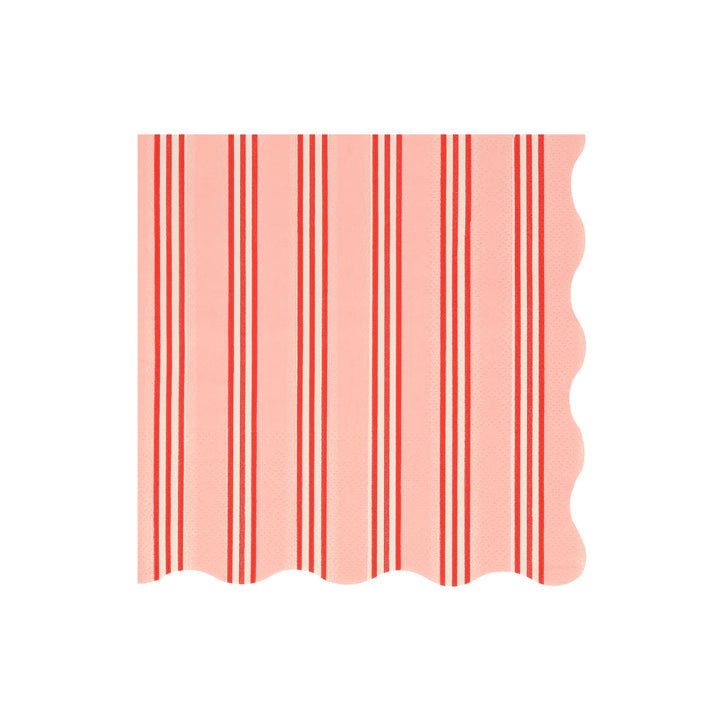 Meri Meri | Festive Stripe Large Napkins | Shut the Front Door
