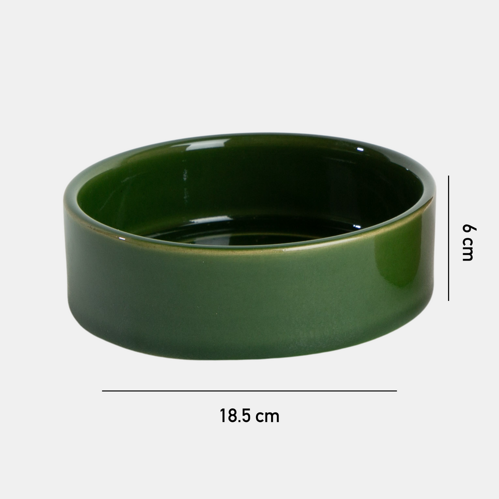 Antigone | Pet Bowl Large - Olive Gloss | Shut the Front Door