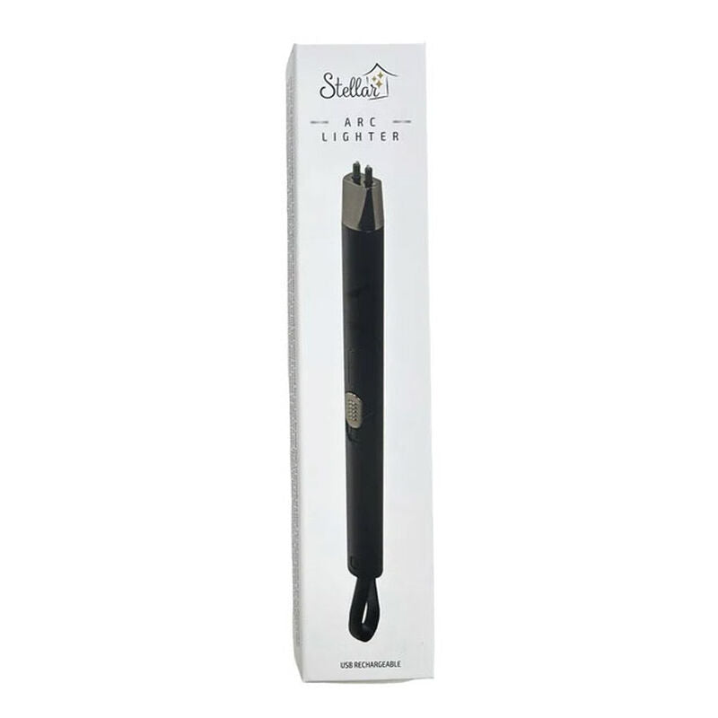 Stellar Haus | Rechargeable Arc Lighter - Black | Shut the Front Door
