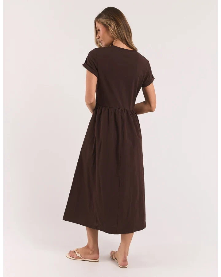 Foxwood | Astrid Dress - Coffee | Shut the Front Door