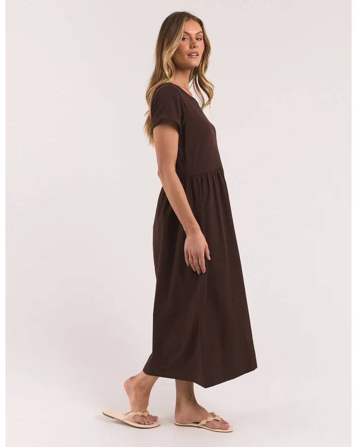 Foxwood | Astrid Dress - Coffee | Shut the Front Door