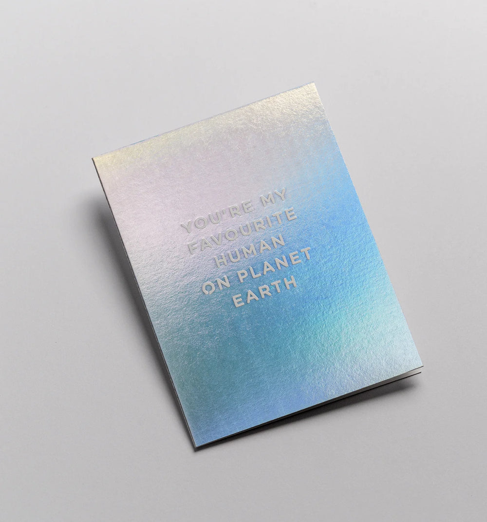 Lagom | Card You're My Favourite Human on Planet Earth | Shut the Front Door