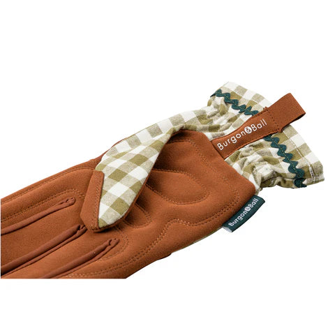 Burgon & Ball | Colour Collection Gloves - Olive Check | Shut the Front Door
