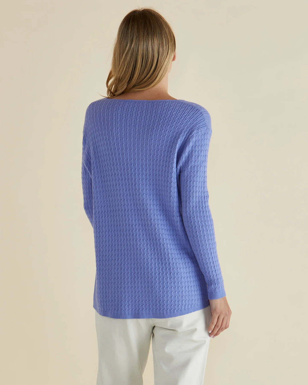 Betty Basics | Cable Mini Jumper - Powder Blue | Shut the Front Door