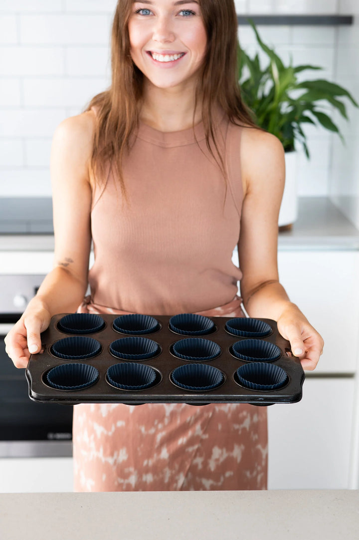 CaliWoods | Reusable Muffin Liners 12 pack - Dark Mood | Shut the Front Door