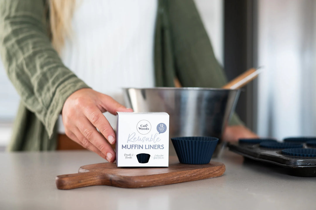 CaliWoods | Reusable Muffin Liners 12 pack - Dark Mood | Shut the Front Door