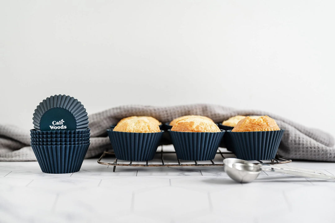 CaliWoods | Reusable Muffin Liners 12 pack - Dark Mood | Shut the Front Door