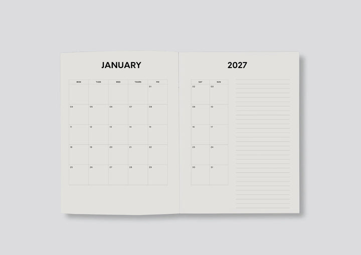 Lettuce x Gabrielle Gatt 2027 Weekly Diary - Golden