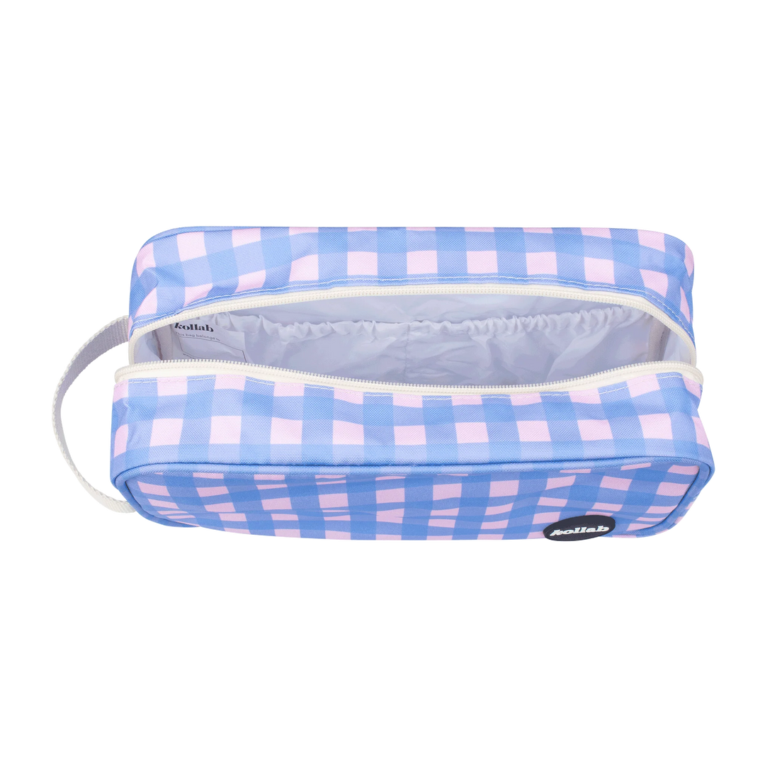 Holiday Travel Bag - Skyberry Gingham
