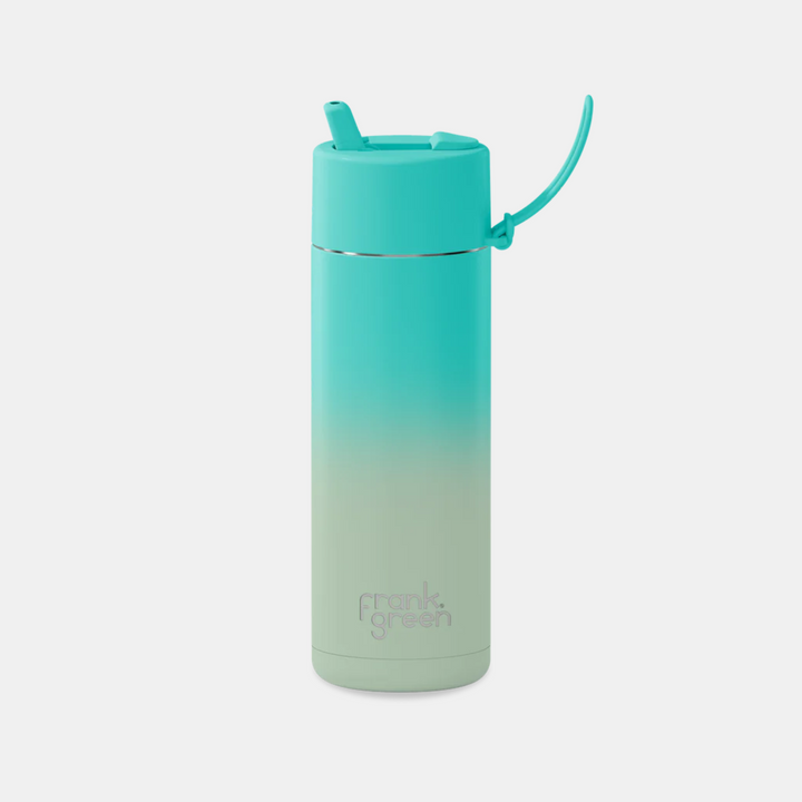 Frank Green | Ceramic Lined Reusable Bottle 20oz with Flip Straw - Bondi Bliss | Shut the Front Door