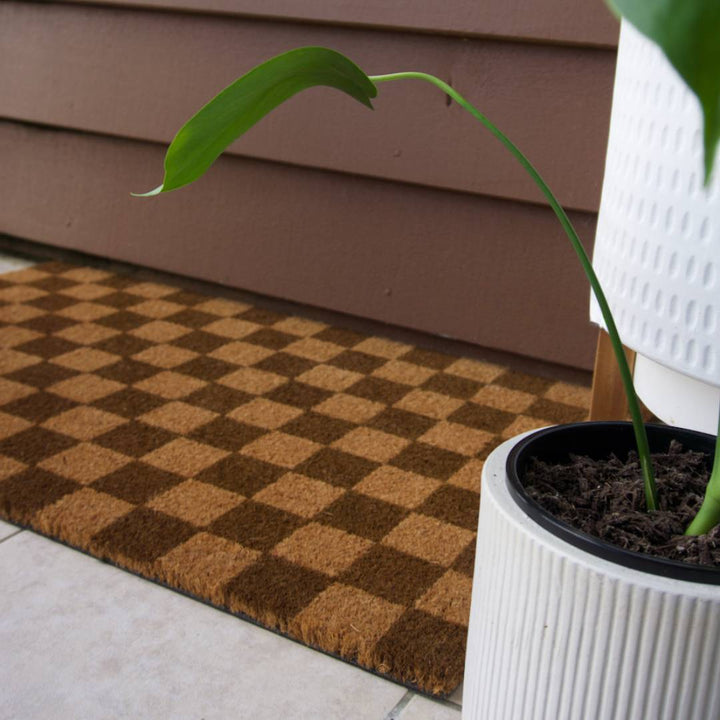 Garcia | Doormat - Coir Check | Shut the Front Door