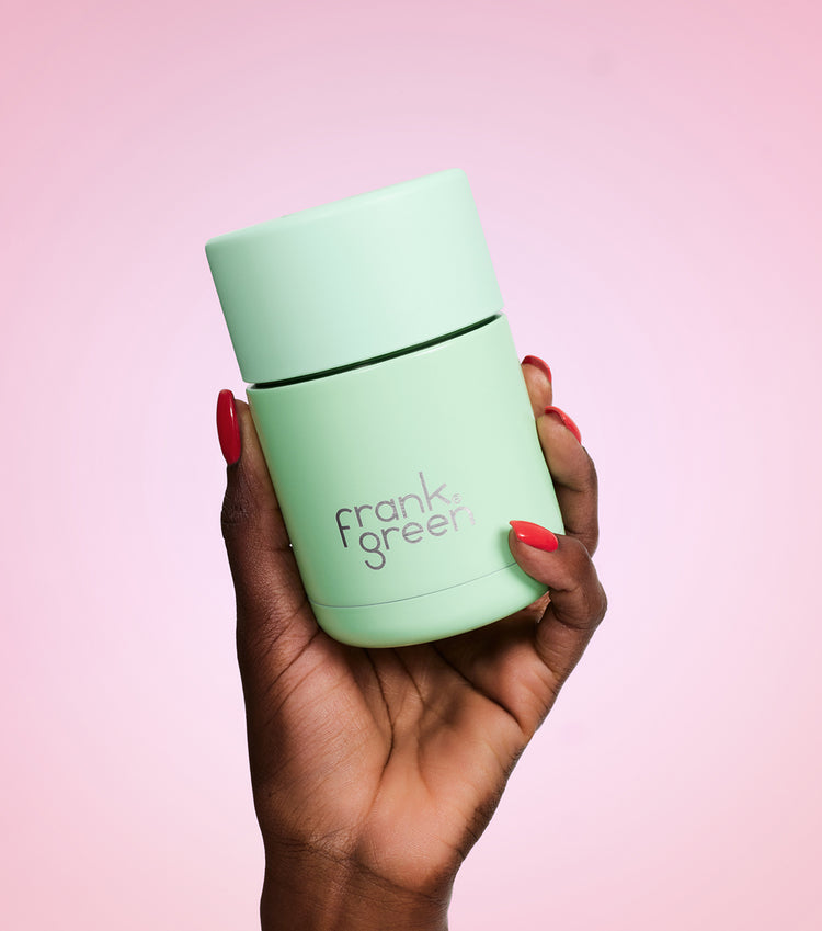 Frank Green | Ceramic Lined Reusable Cup 8oz - Mint Gelato | Shut the Front Door