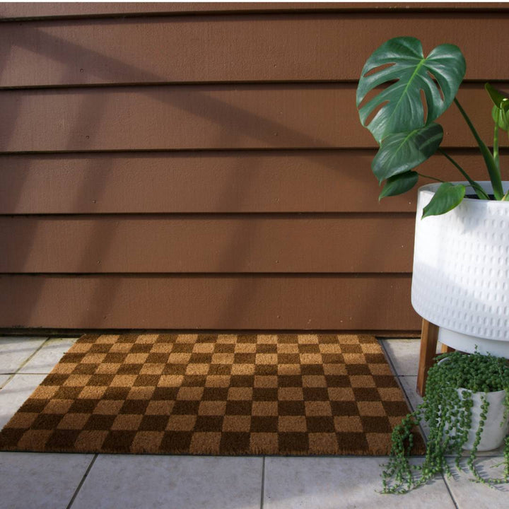 Garcia | Doormat - Coir Check | Shut the Front Door